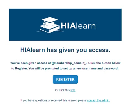 Access Email- Register
